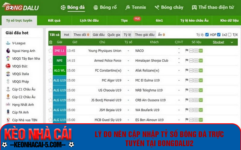 Bongdalu2 - Trang Tỷ Số Bóng Đá Lu 2 Trực Tuyến Chất Lượng 6 Lý do nên cập nhập tỷ số bóng đá trực tuyến tại Bongdalu2