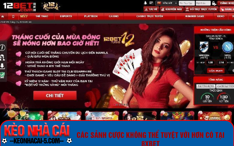 12bet Vs 8xbet - Review Hai Nền Tảng Cá Cược Trực Tuyến 7 Các sảnh cược không thể tuyệt vời hơn có tại 8xbet