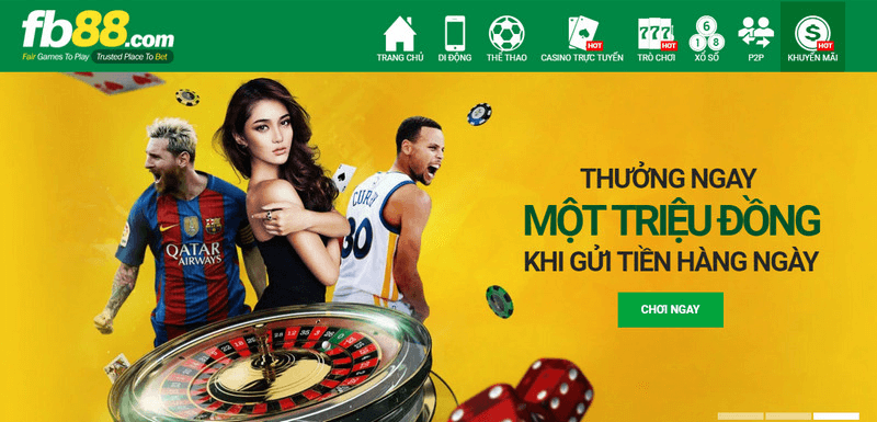 Thể Thao FB88 Hỗ Trợ Cược Xiên, Cược Rung Tiện Lợi 5 Nhà cái FB88 – Thương hiệu cá cược thể thao uy tín hàng đầu