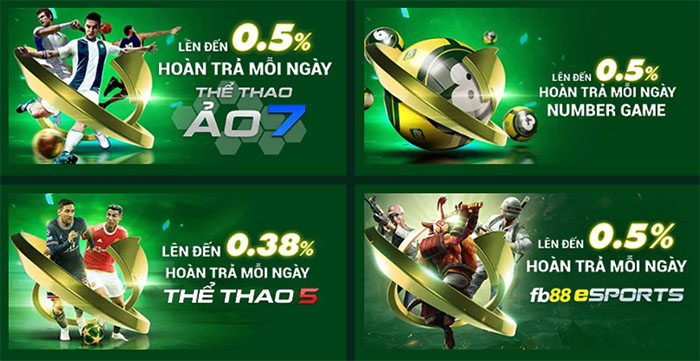 Mẹo Nhận Tối Đa Ưu Đãi Hoàn Trả FB88 Mỗi Ngày 5 Giải thích ưu đãi hoàn trả FB88 – Nhận lại tiền dù thắng hay thua